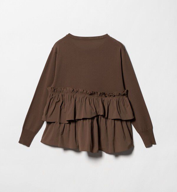 UNITED ARROWS green label relaxing「ティアード ドッキング プルオーバー ニット 3」|ニット・セーター|