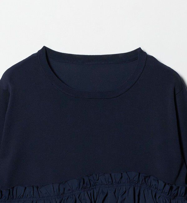 UNITED ARROWS green label relaxing「ティアード ドッキング プルオーバー ニット 3」|ニット・セーター|