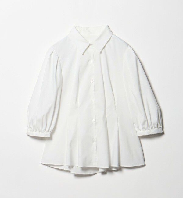 UNITED ARROWS green label relaxing「ウエスト タック フレア シャツ」|シャツ・ブラウス|