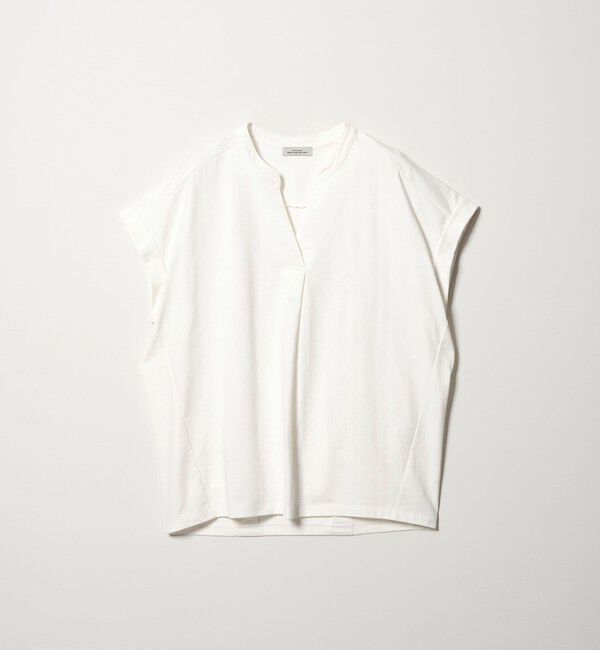UNITED ARROWS green label relaxing「【WEB限定】＜at ease＞スキッパー カットソー 接触冷感 UVカット 遮熱」|Tシャツ・カットソー|