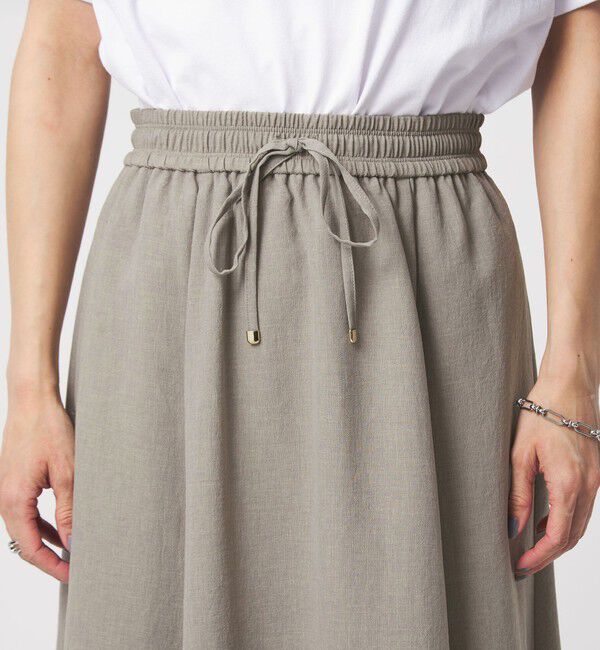 UNITED ARROWS green label relaxing「【結論シリーズ】ドライクロス フレアスカート［size SHORT/TALLあり］」|フレア|