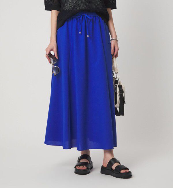 UNITED ARROWS green label relaxing「【結論シリーズ】ドライクロス フレアスカート［size SHORT/TALLあり］」|フレア|