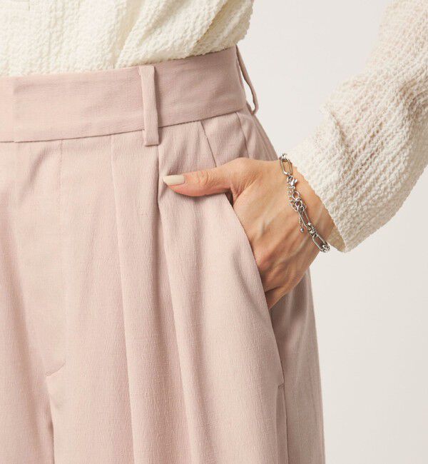 UNITED ARROWS green label relaxing「【WEB限定】＜at ease＞オルマイ スラックス ストレッチ UVカット」|スラックス|