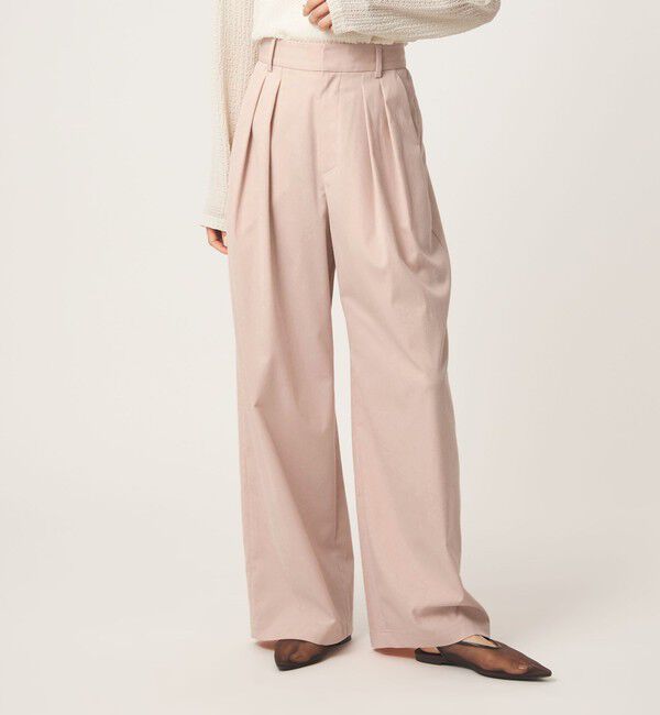 UNITED ARROWS green label relaxing「【WEB限定】＜at ease＞オルマイ スラックス ストレッチ UVカット」|スラックス|