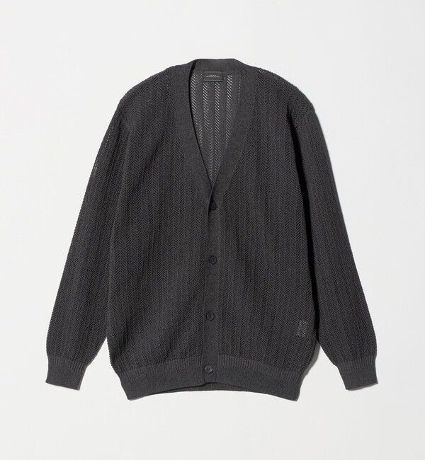 UNITED ARROWS green label relaxing「ミックス メランジ メッシュ カーディガン」|カーディガン|