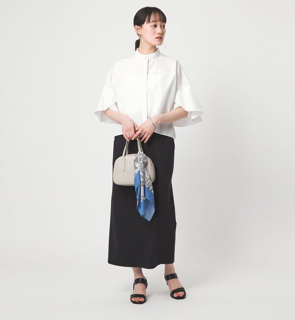 UNITED ARROWS green label relaxing「フレアスリーブ ブラウス 接触冷感」|シャツ・ブラウス|