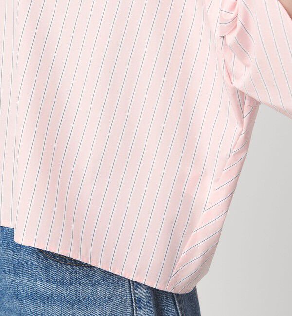 UNITED ARROWS green label relaxing「フレアスリーブ ブラウス 接触冷感」|シャツ・ブラウス|