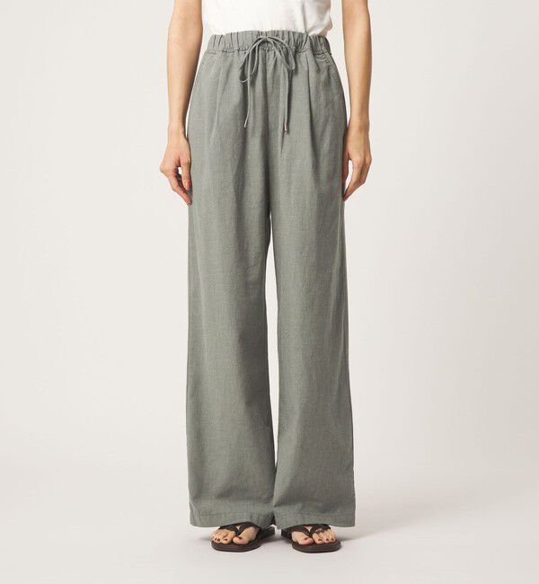 UNITED ARROWS green label relaxing「［size SHORT/TALLあり］BREEZE LINEN ブリーズリネン ワイド パンツ」|その他|