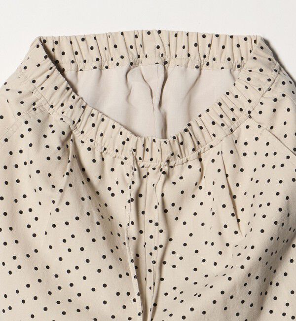 UNITED ARROWS green label relaxing「BREEZE LINEN ブリーズリネン ワイド パンツ オフホワイト ドット」|その他|