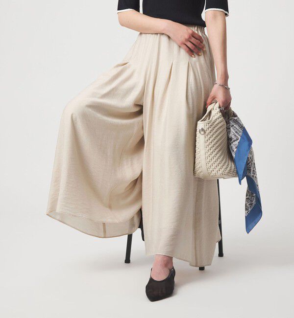 UNITED ARROWS green label relaxing「［size SHORTあり］【WEB限定】＜at ease＞キュロット パンツ」|キュロット|