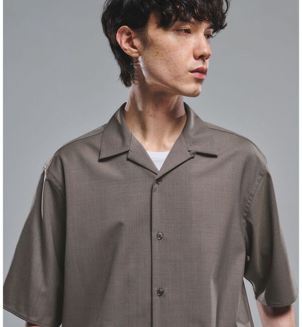 UNITED ARROWS green label relaxing「ウォッシャブルトロ オープンカラー シャツ -ストレッチ-」|シャツ・ブラウス|MOCA