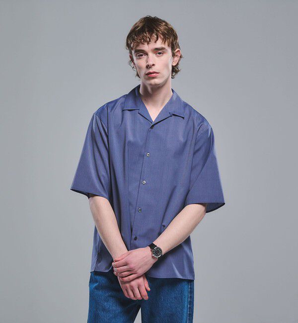 UNITED ARROWS green label relaxing「ウォッシャブルトロ オープンカラー シャツ -ストレッチ-」|シャツ・ブラウス|ROYAL