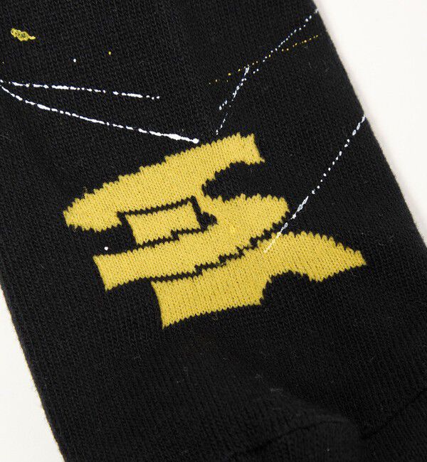 UNITED ARROWS green label relaxing「【別注】＜SoftBank HAWKS&times;ROSTER SOX&times;GLR＞ソックス 靴下 BLACK 」|ソックス|