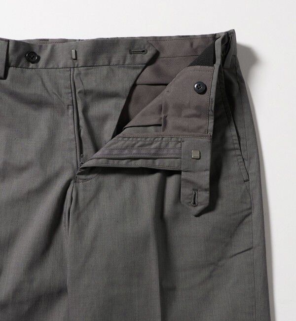 UNITED ARROWS green label relaxing「A+ COOL シャークスキン スタンダード アジャスター NP スラックス -ストレッチ・接触冷感・クリースキープ」|スラックス|