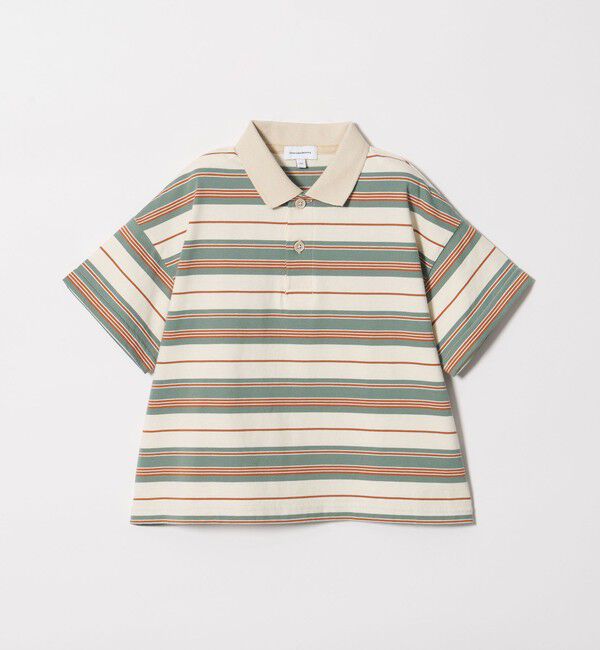 UNITED ARROWS green label relaxing「【スタメンシリーズ】ボーダー ポロシャツ  / キッズ  100cm-160cm」|Tシャツ・カットソー|