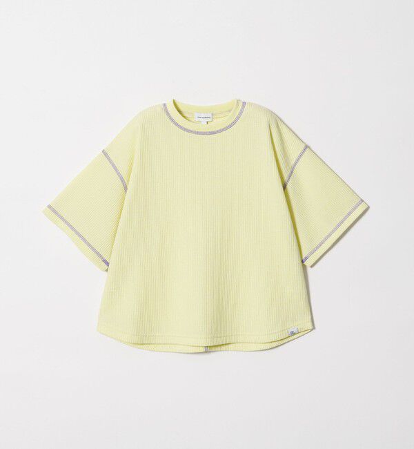 UNITED ARROWS green label relaxing「【スタメンシリーズ】ドライワッフル 配色ステッチ Tシャツ / キッズ  100cm-160cm」|Tシャツ・カットソー|