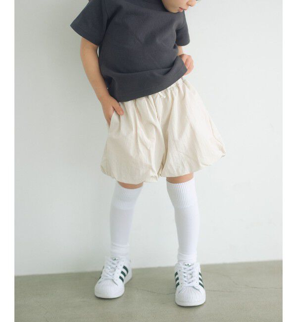 UNITED ARROWS green label relaxing「タッサーバルーン キュロット / キッズ  100cm-160cm 撥水 UVカット」|その他|OFF WHITE