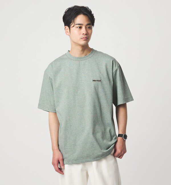 UNITED ARROWS green label relaxing「【別注】＜Marmot＞ドローイング 半袖 Tシャツ カットソー -吸水・速乾・UVカット-」|Tシャツ・カットソー|
