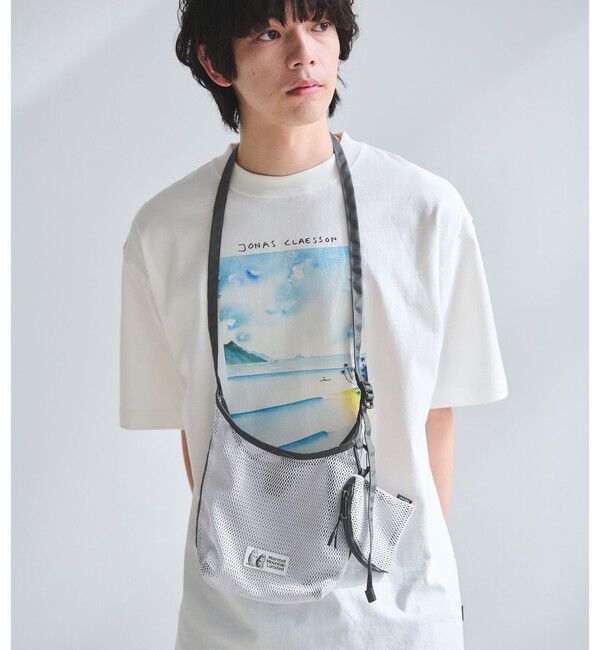 UNITED ARROWS green label relaxing「【別注】＜Marmot＞メッシュ サコッシュ ショルダーバッグ」|ショルダー・メッセンジャー|WHITE