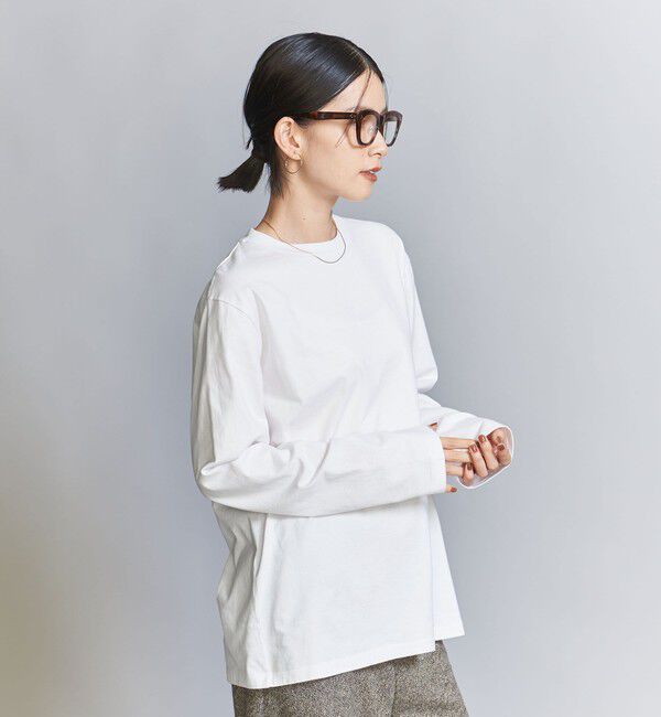 BEAUTY&YOUTH UNITED ARROWS「コットン天竺 ロングスリーブ カットソー」|Tシャツ・カットソー|