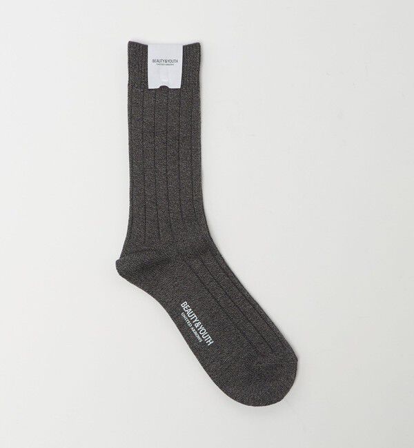BEAUTY&YOUTH UNITED ARROWS「シルケット リブ レギュラー ソックス」|ソックス|その他1