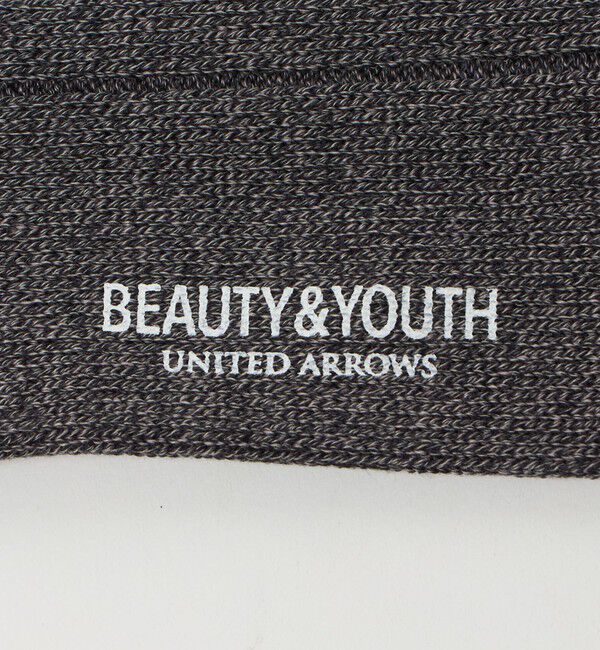 BEAUTY&YOUTH UNITED ARROWS「シルケット リブ レギュラー ソックス」|ソックス|