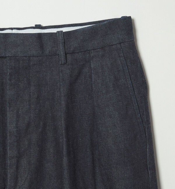 STEVEN ALAN「＜Steven Alan＞ 13.5oz デニム インツープリーツ ドレス トラウザーズ」|スラックス|