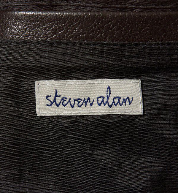 STEVEN ALAN「＜Steven Alan＞ シボ シープレザー カーコート」|ブルゾン・スタジャン|