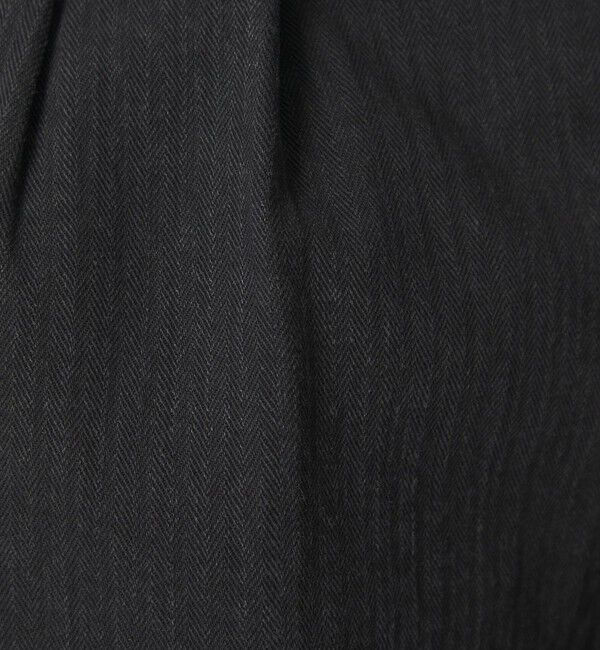 STEVEN ALAN「＜Steven Alan＞ ヘリンボーン イン ツープリーツ ドレス トラウザーズII」|スラックス|