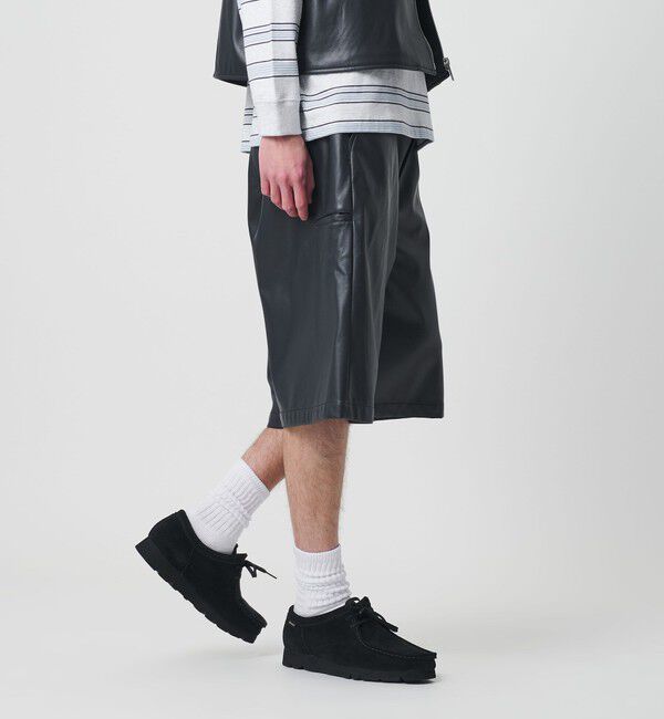 California General Store「＜CGS.＞レザー ライク ワーク ショートパンツ」|カーゴ|