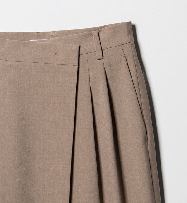 BEAUTY&YOUTH UNITED ARROWS「ポプリン 2タック ラップパンツ ウォッシャブル 吸水速乾 接触冷感」|その他|