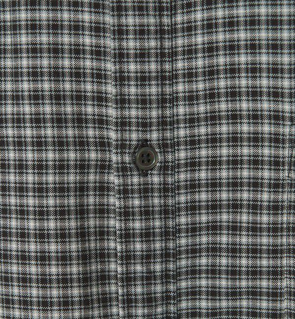 STEVEN ALAN「＜Steven Alan＞ ドレープ オックス チェック レギュラーカラー シャツ LOOSE」|シャツ・ブラウス|