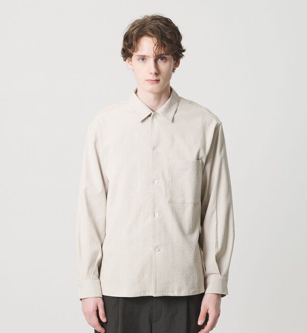 BEAUTY&YOUTH UNITED ARROWS「TC リネン キャンプカラー グランデ シャツ GRANDE型」|シャツ・ブラウス|