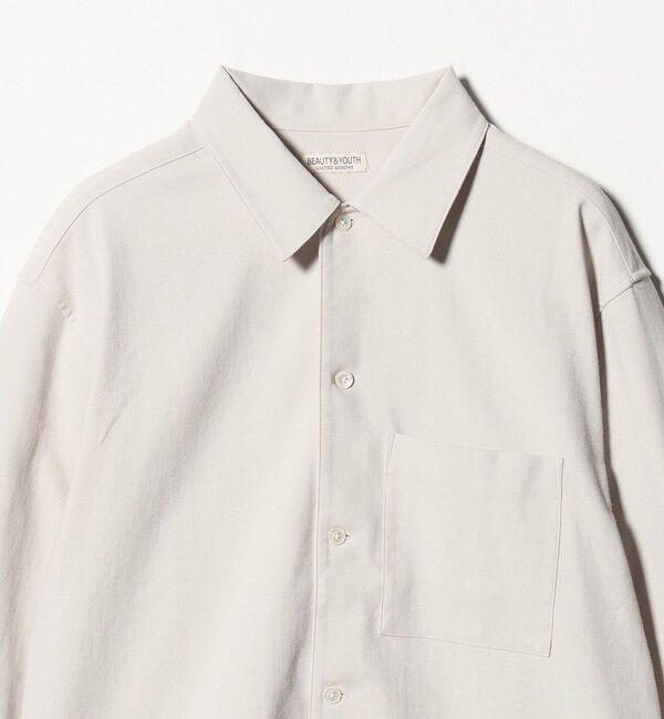 BEAUTY&YOUTH UNITED ARROWS「TC リネン キャンプカラー グランデ シャツ GRANDE型」|シャツ・ブラウス|