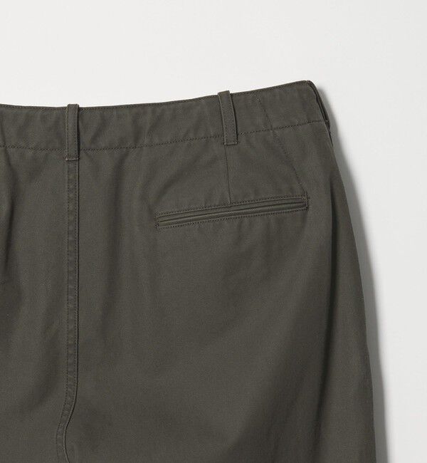 STEVEN ALAN「＜Steven Alan＞ ハイツイスト ツイル アーミー ノープリーツ トラウザーズ」|チノ|
