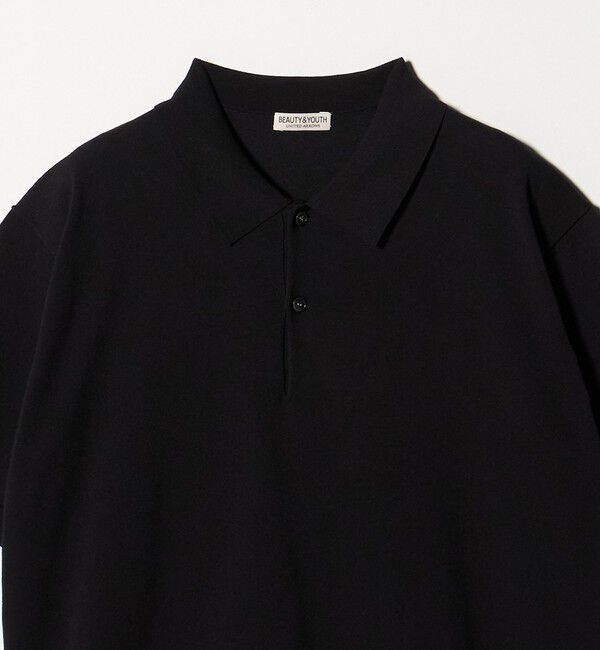 BEAUTY&YOUTH UNITED ARROWS「デオドラント ショートスリーブ ニットポロ 抗菌防臭 ウォッシャブル」|ニット・セーター|