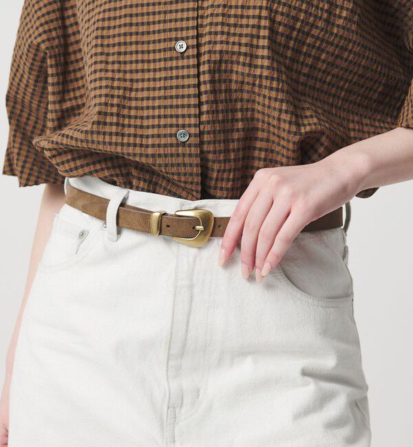 BEAUTY&YOUTH UNITED ARROWS「＜AULENTTI＞レザー バックル ベルト」|ベルト|MOCA