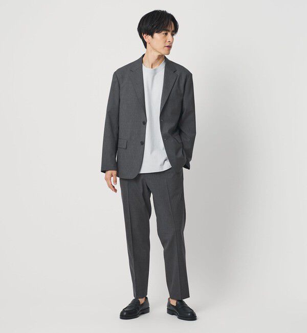 BEAUTY&YOUTH UNITED ARROWS「ASTY 1プリーツ スラックス NO.5 セットアップ対応」|チノ|