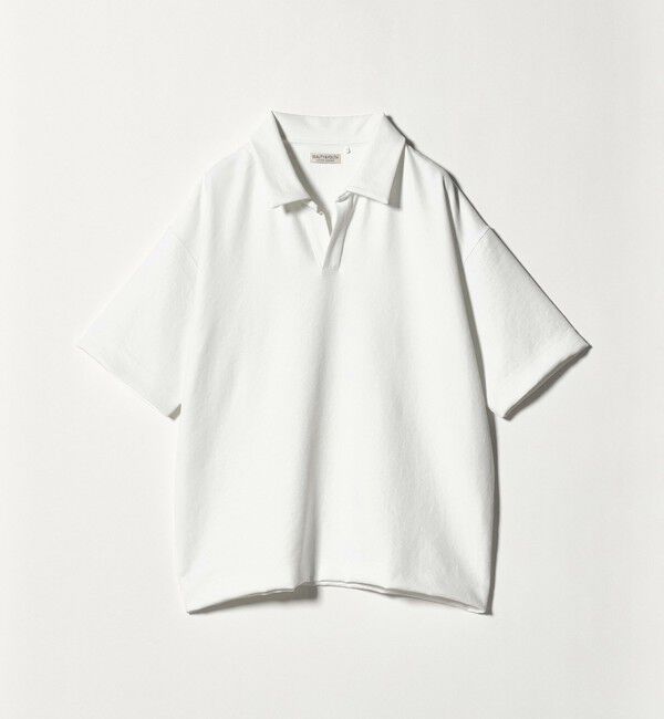 BEAUTY&YOUTH UNITED ARROWS「フュージョン ツイル スキッパー Tシャツ UVカット 透け防止 ストレッチ」|Tシャツ・カットソー|