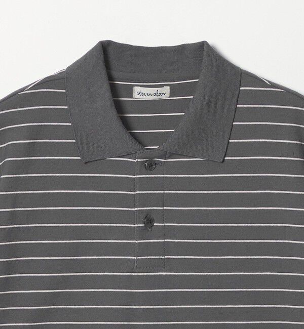 STEVEN ALAN「＜Steven Alan＞ ツイスト ボーダー ポロシャツ」|ポロシャツ|