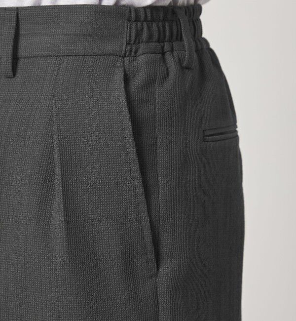 STEVEN ALAN「＜Steven Alan＞ PE/L BCR イン ツープリーツ ドレス トラウザーズ ハーフイージーII」|スラックス|