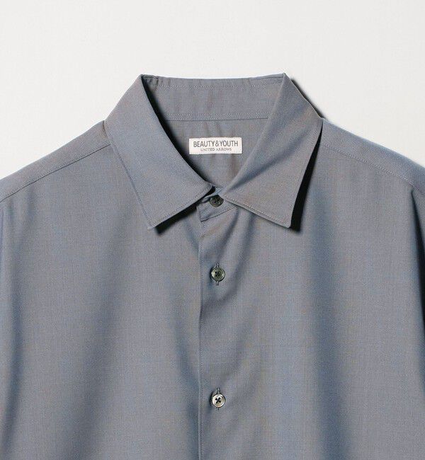 BEAUTY&YOUTH UNITED ARROWS「尾州 TW レギュラー ショートスリーブ シャツ GRANDE TAPERD型 ウォッシャブル MADE IN JAPAN」|シャツ・ブラウス|