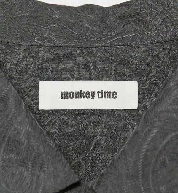 MONKEY TIME「ジャガード ショートスリーブ シャツ」|シャツ・ブラウス|