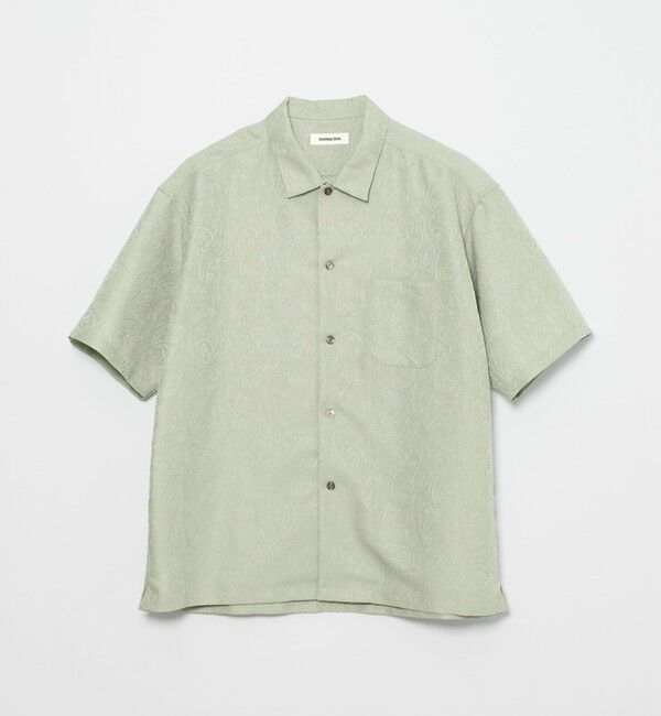MONKEY TIME「ジャガード ショートスリーブ シャツ」|シャツ・ブラウス|