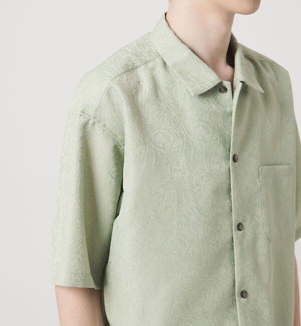 MONKEY TIME「ジャガード ショートスリーブ シャツ」|シャツ・ブラウス|