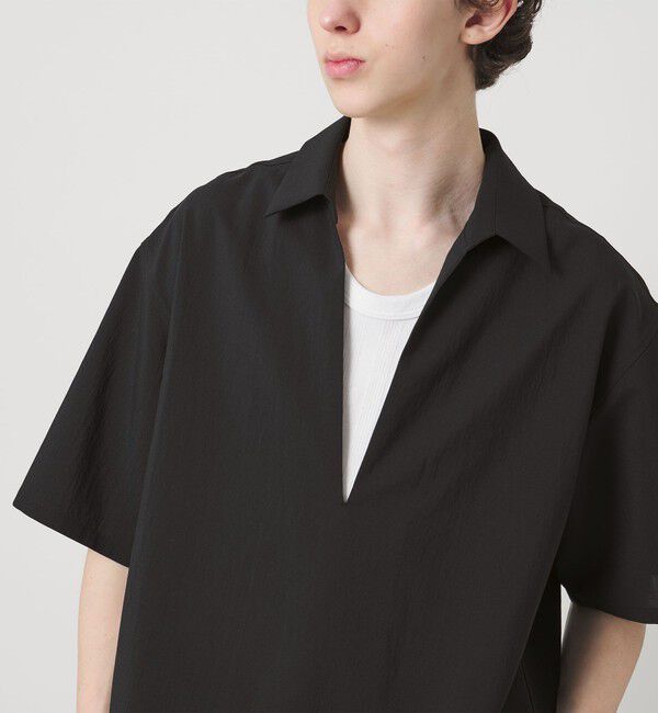 MONKEY TIME「RENU TROシリーズ ディープ Vネック シャツ -セットアップ対応-」|シャツ・ブラウス|