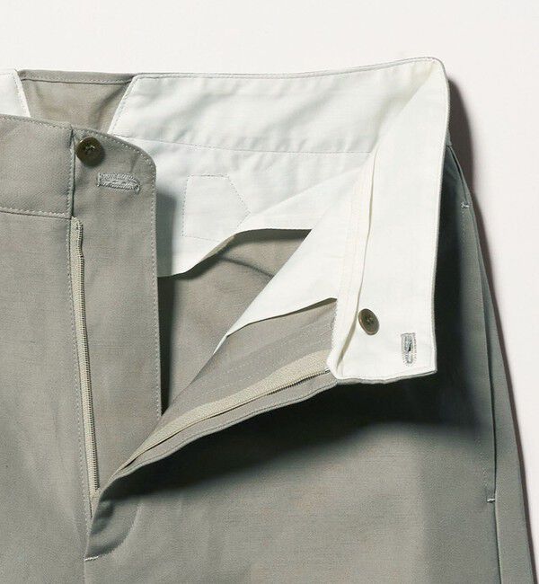 STEVEN ALAN「＜Steven Alan＞バックシンチ ワイドストレート パンツ」|チノ|