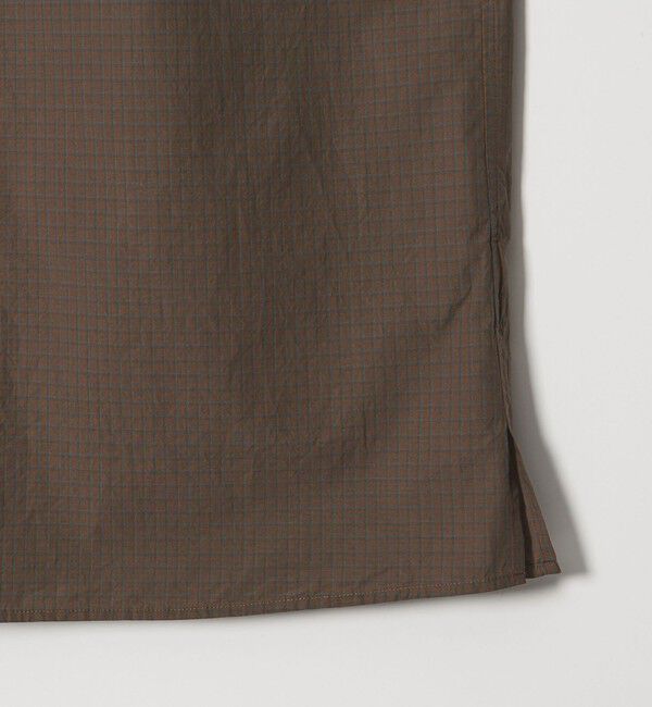 STEVEN ALAN「＜Steven Alan＞ シボチェック レギュラーカラー ショートスリーブ シャツ BOX」|シャツ・ブラウス|