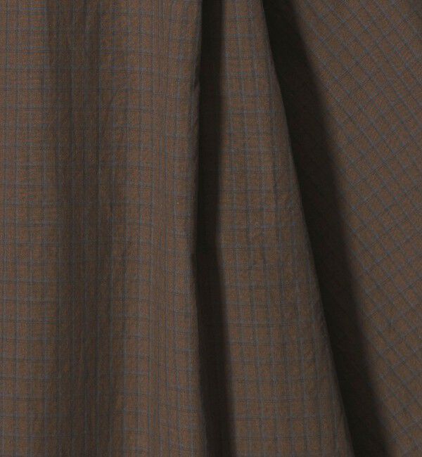 STEVEN ALAN「＜Steven Alan＞ シボチェック レギュラーカラー ショートスリーブ シャツ BOX」|シャツ・ブラウス|