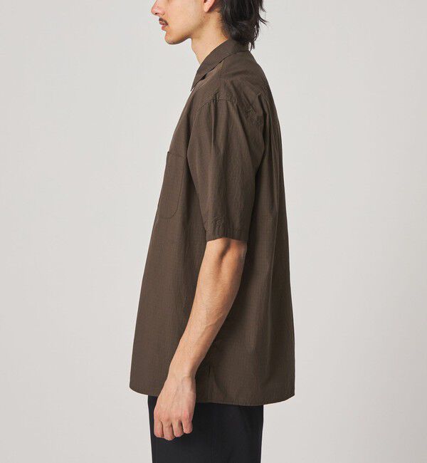 STEVEN ALAN「＜Steven Alan＞ シボチェック レギュラーカラー ショートスリーブ シャツ BOX」|シャツ・ブラウス|